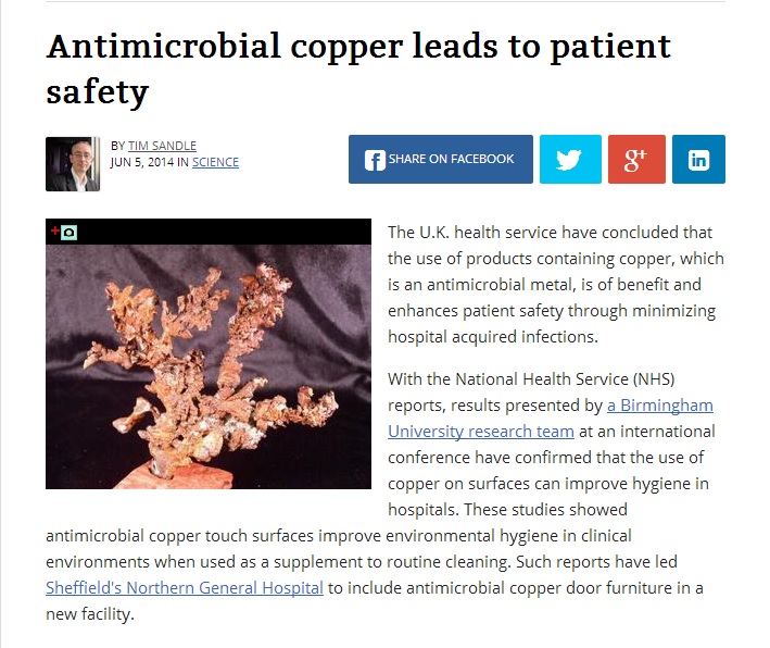 Antimicrobial Copper