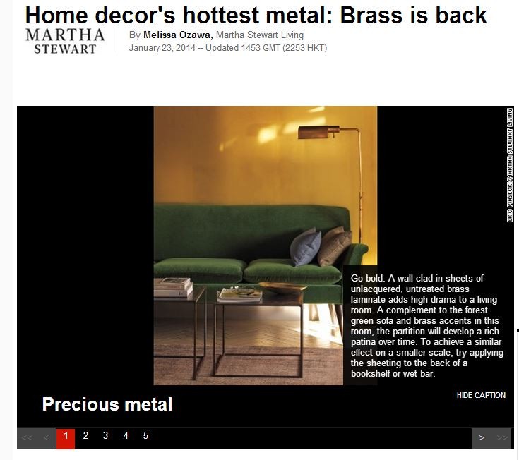 home decors hottest metal