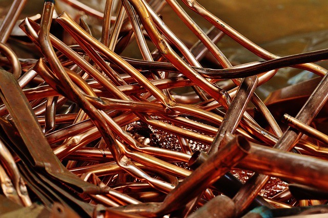 A Collection of Scrap Copper that Shows Where to Buy Copper Sheets