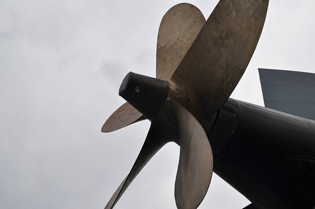 A Large Ship Propeller Made of Naval Brass Can Resist Salt Corrosion