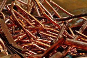 scrap copper tubes