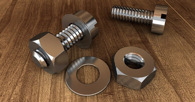 metal nuts and bolts