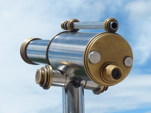 telescope with brass components
